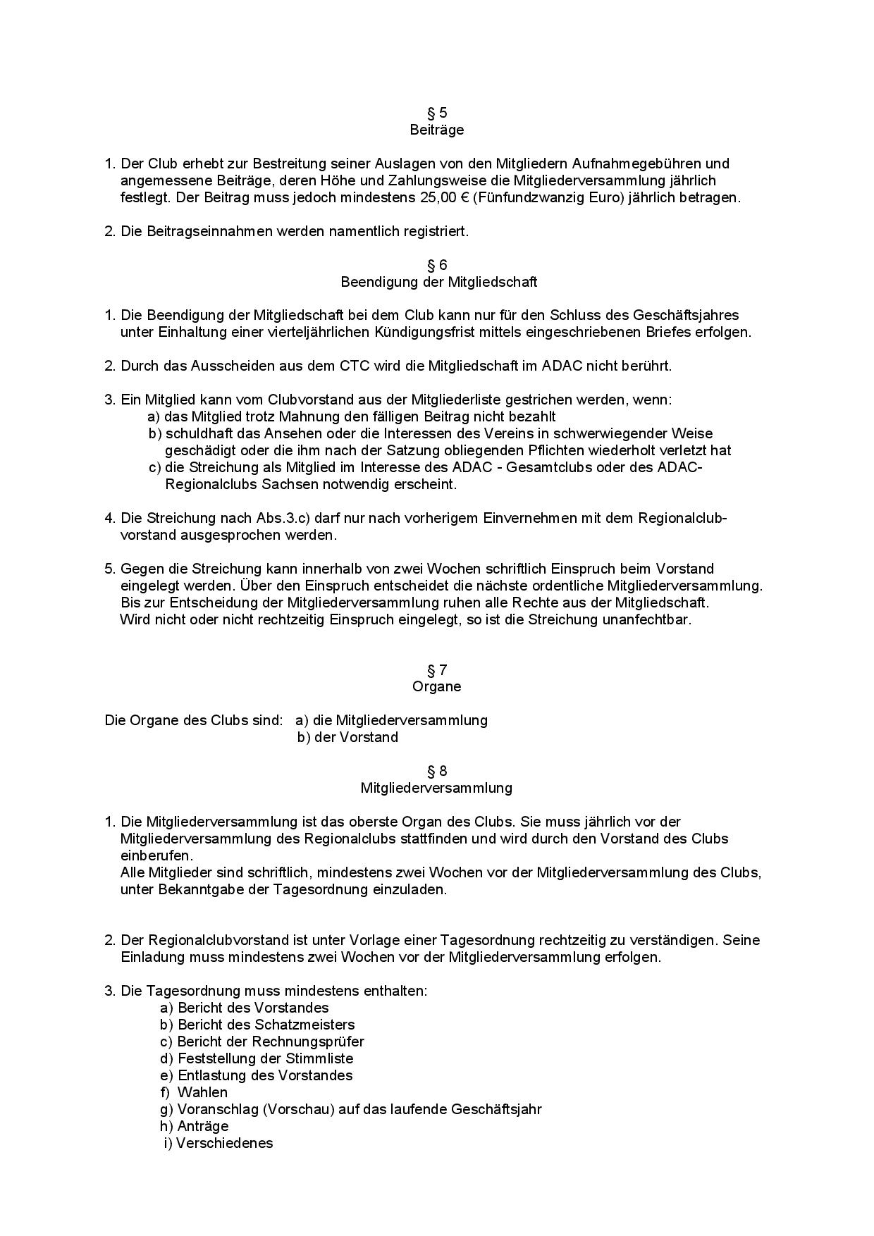 Satzung Seite 2